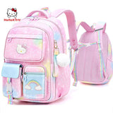 Sanrioed Hello kitty Schoolbag Cartoon Strawberry Kitty Cat