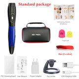 Creative 3D Printing Pen With Adjustable Speed and