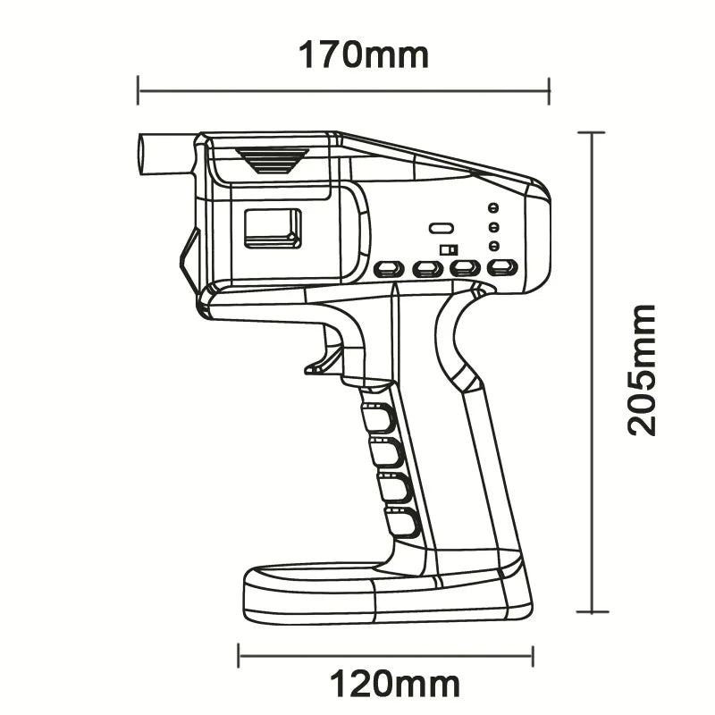 Smoking Flavor Blaster Cocktail Smoker Bubble Gun Barman