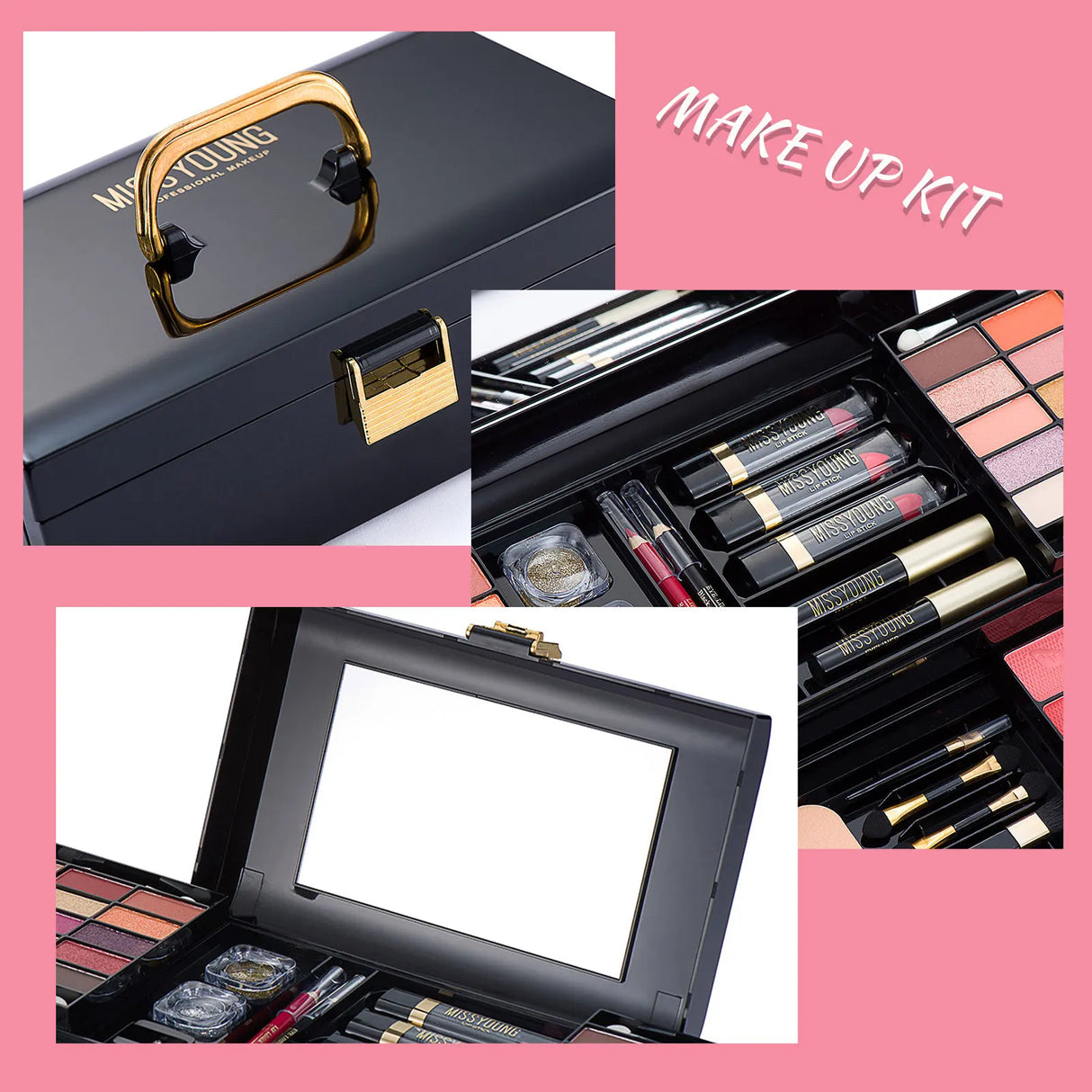 All InCosmetic Kit Makeup Practice Make Up Set