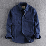 Cargo Shirt For Men Long Sleeve Premium Cotton