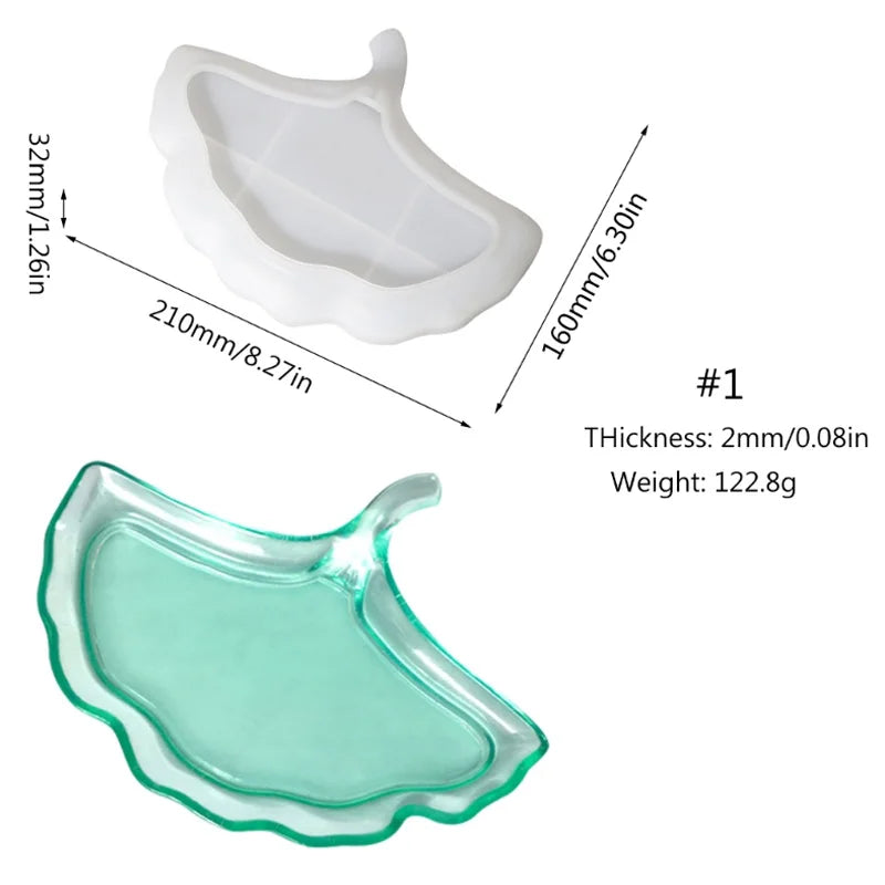 Petal Plate Dish Casting Silicone Mould Crystal Epoxy