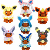 8" Pokemon Eevee Poncho Umbreon Espeon Jolteon Vaporeon