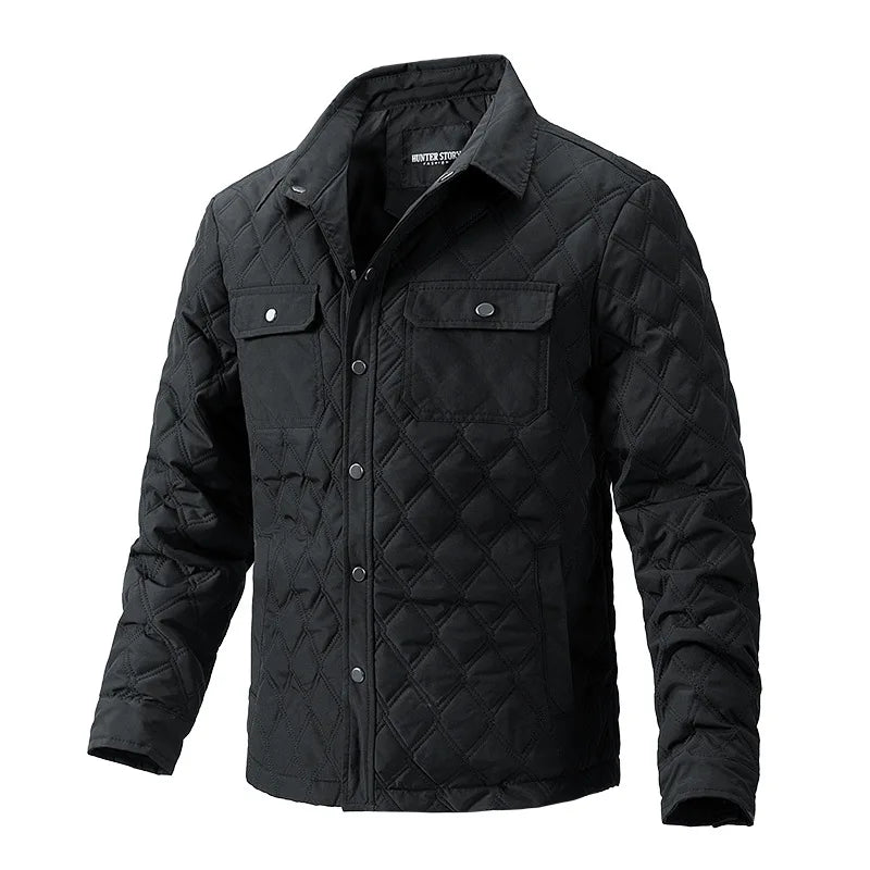 2023 Mens Jacket Coat Autumn Winter Diamond Quilted