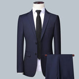 High Quality (Blazer+ Waistcoat + Trousers) Men Simple