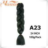 6 Pcs 24" Jumbo Synthetic Braids Hair Extensions