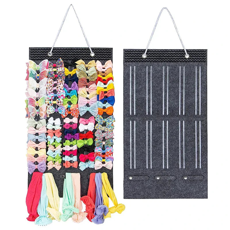 Hair Bows Organizer Large Capacity Headband Holder Wall