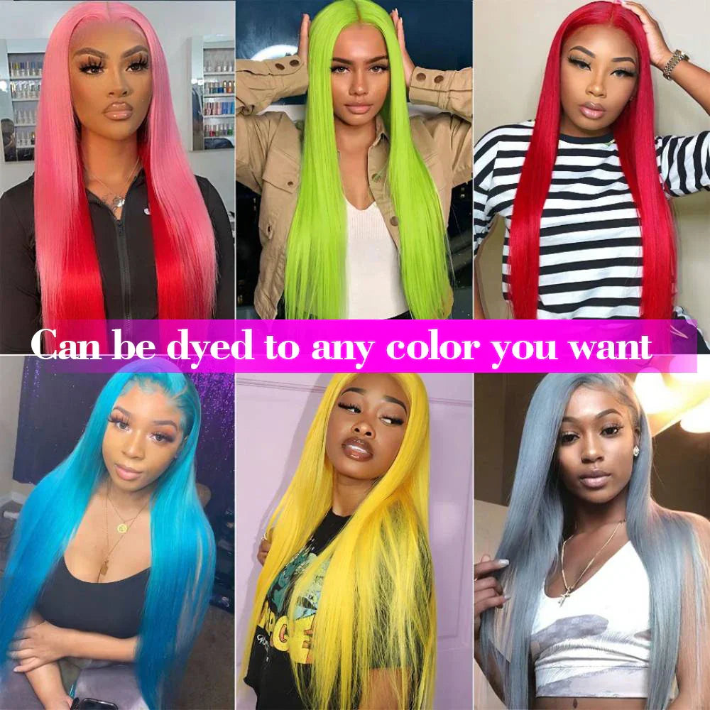 HD Transparent 13x4/13x6 Straight Lace Front Wig 4x4