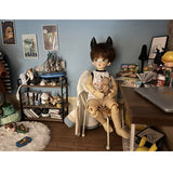 1/6 1/12 Dollhouse Wood Floor PVC Imitation Wood