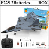 New F22S 2.4G 4CH 3D6G RC Airplane Raptor