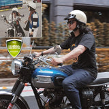 Retro Half Face Motorcycle Helmet Vintage Motorbike Helmets Men Women Unisex Scooter Summer Helmet White DOT Certified