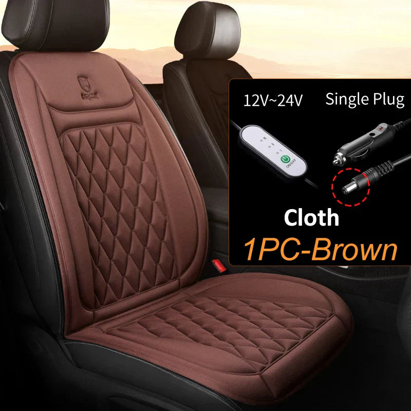 12/24V Heated Car Seat Cover Universal Car Seat