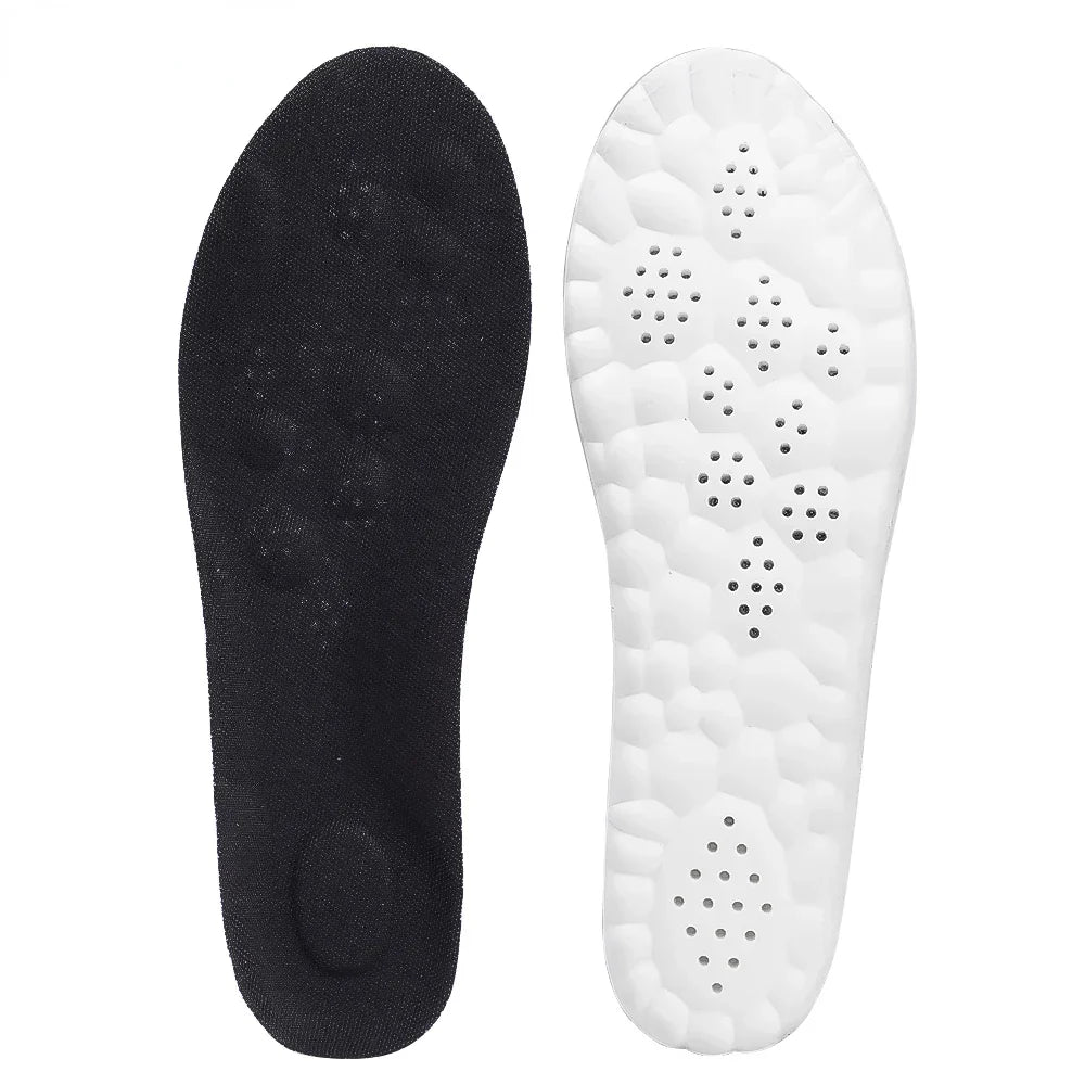 4D Orthopedic Sport Insoles Soft Breathable High-elasticity Shock