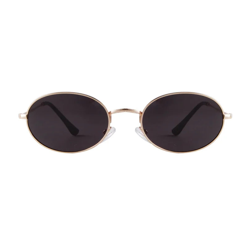 2022 New Polarized Men's Sunglasses Fashion Metal Oval