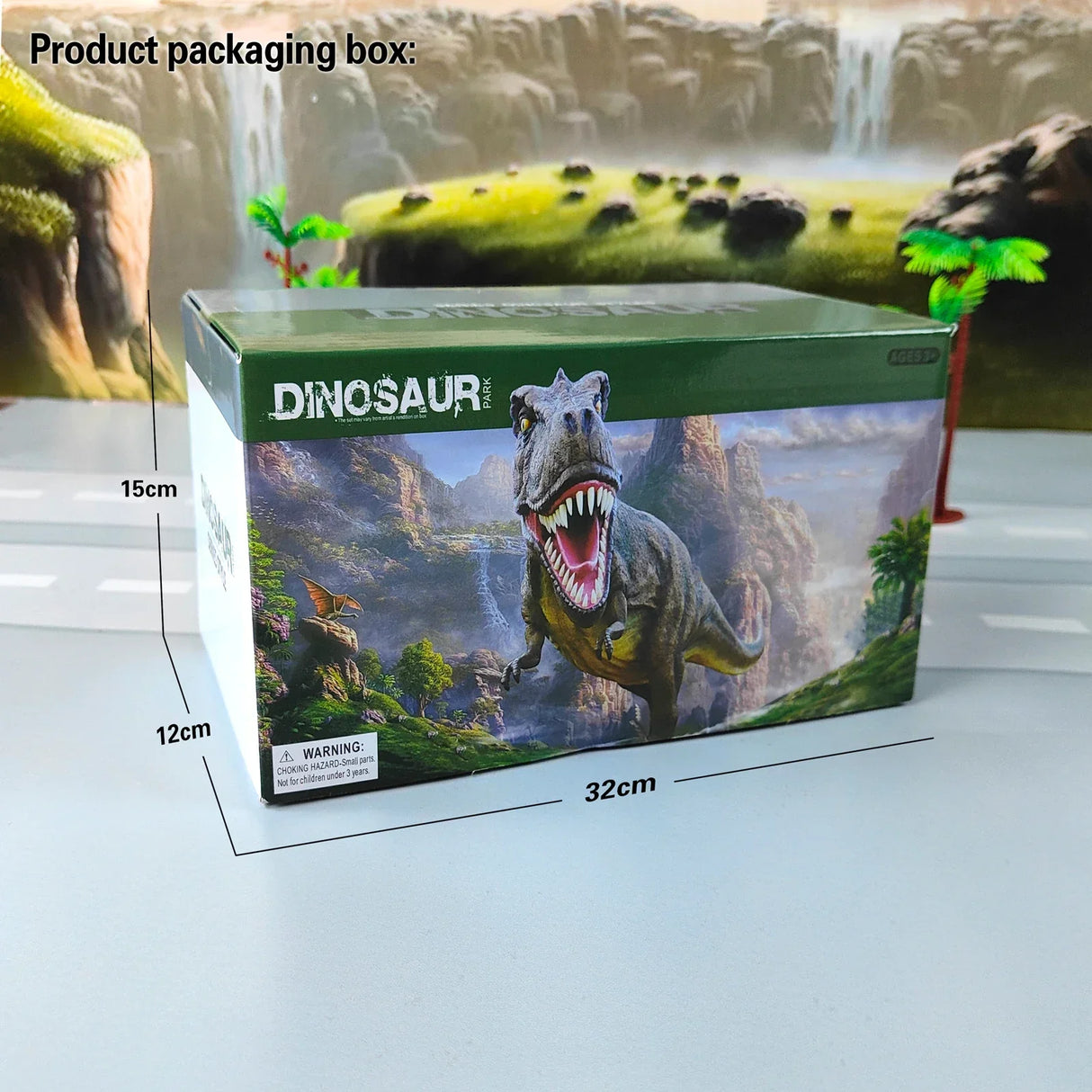 Magic Climbing electric dinosaur car Track Railway Toy