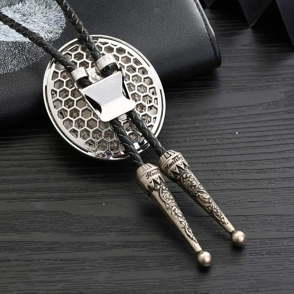 Western denim Bolo Tie crystal diamond tie fashion