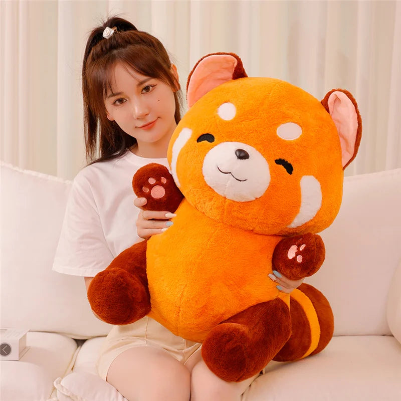 New Stuffed Anime Figure Doll Turned Red Panda