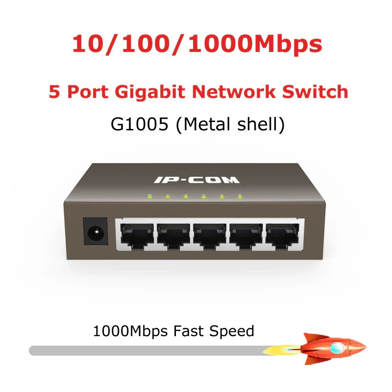 5 8 Port Full 1000Mbps Gigabit Network Switch