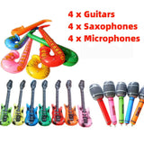 12Pcs Inflatable Instruments Toy Music Balloons Set Simulation