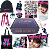 KPOP Stray Kids Album Gift Box Include Keychain