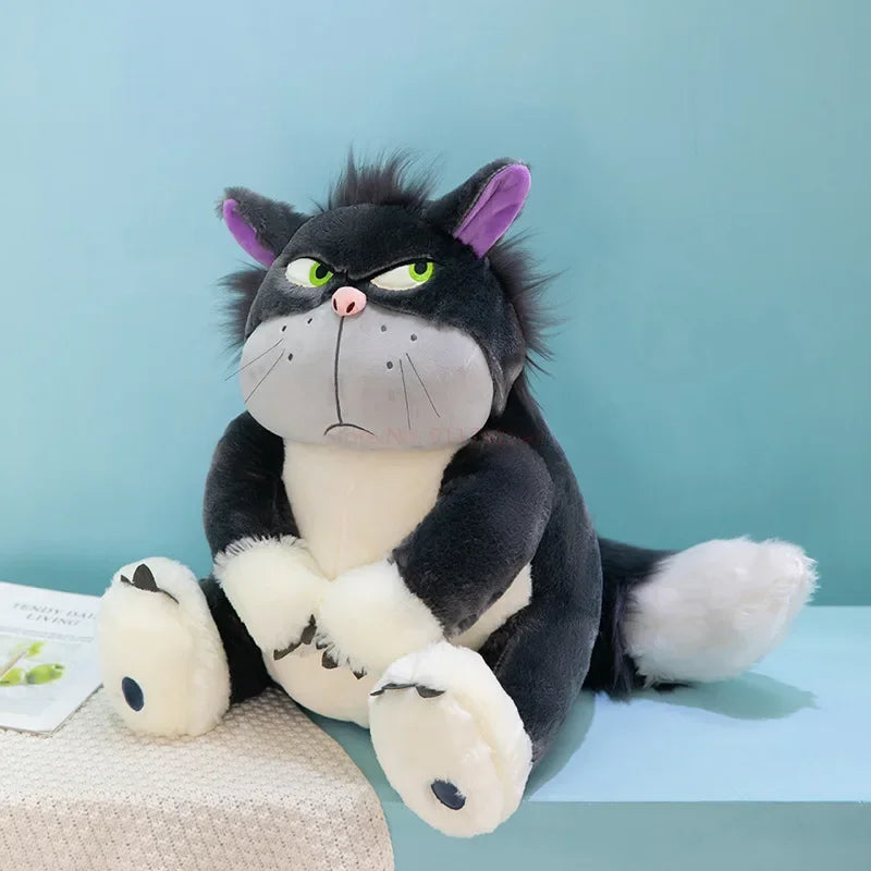 30-60cm Genuine Disney Lucifer Plush Toy Kawaii Stuffed