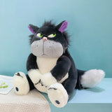 30-60cm Genuine Disney Lucifer Plush Toy Kawaii Stuffed