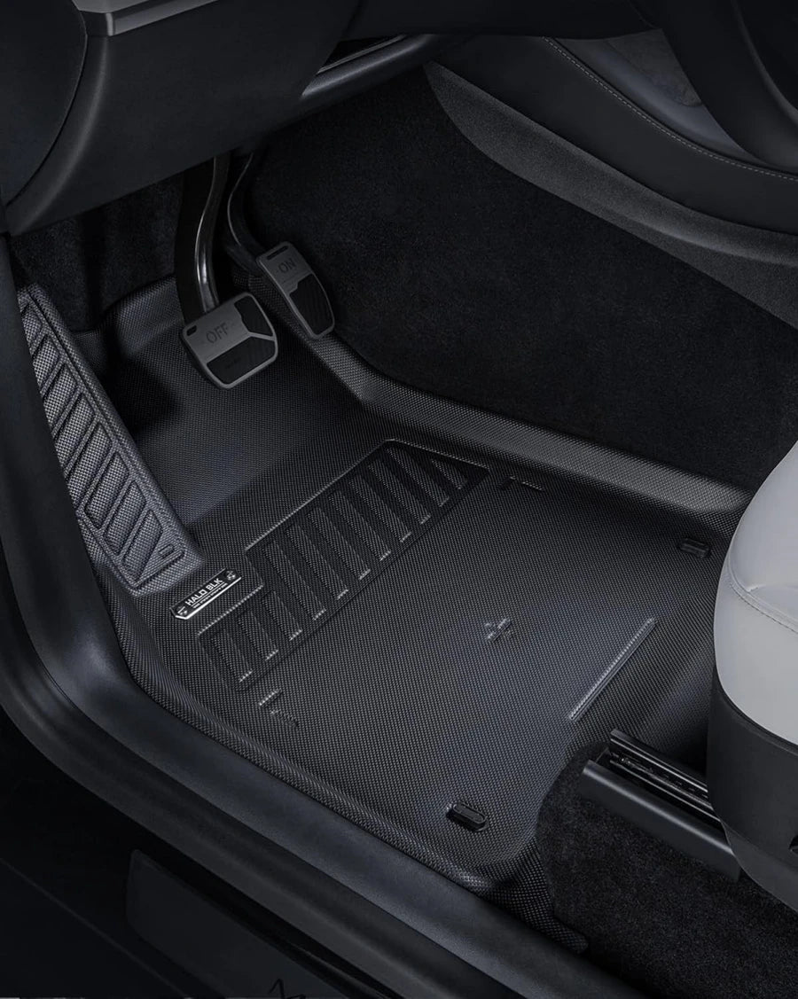 HALO BLK Car Floor Mats Compatible with Tesla