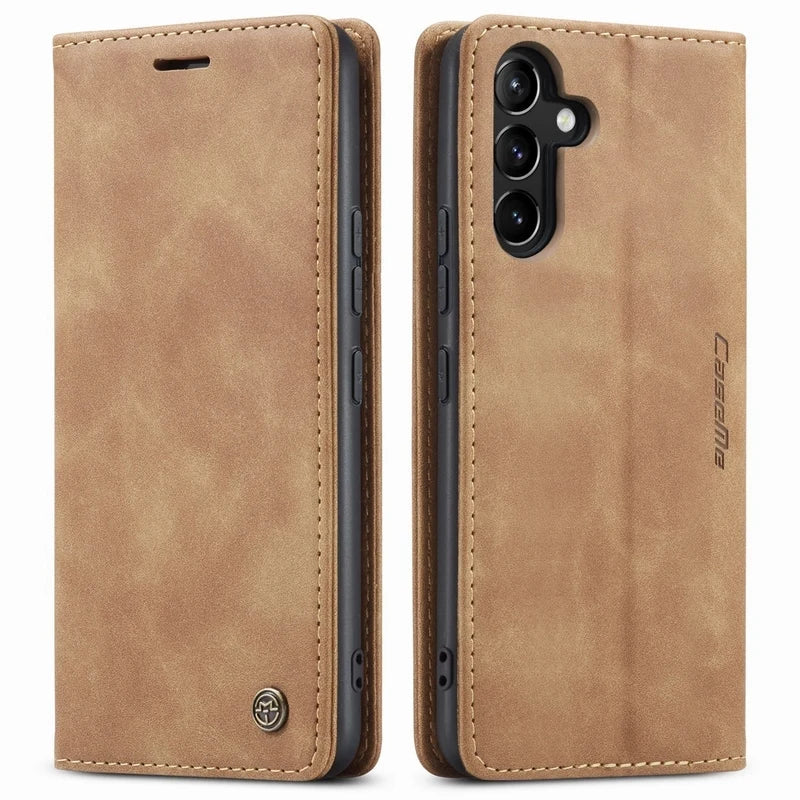 Leather Flip Case For Samsung Galaxy A54 Cover