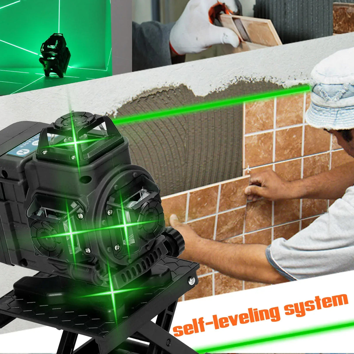 4D 16Lines 12Lines Laser Level 360 Self-leveling Leveling