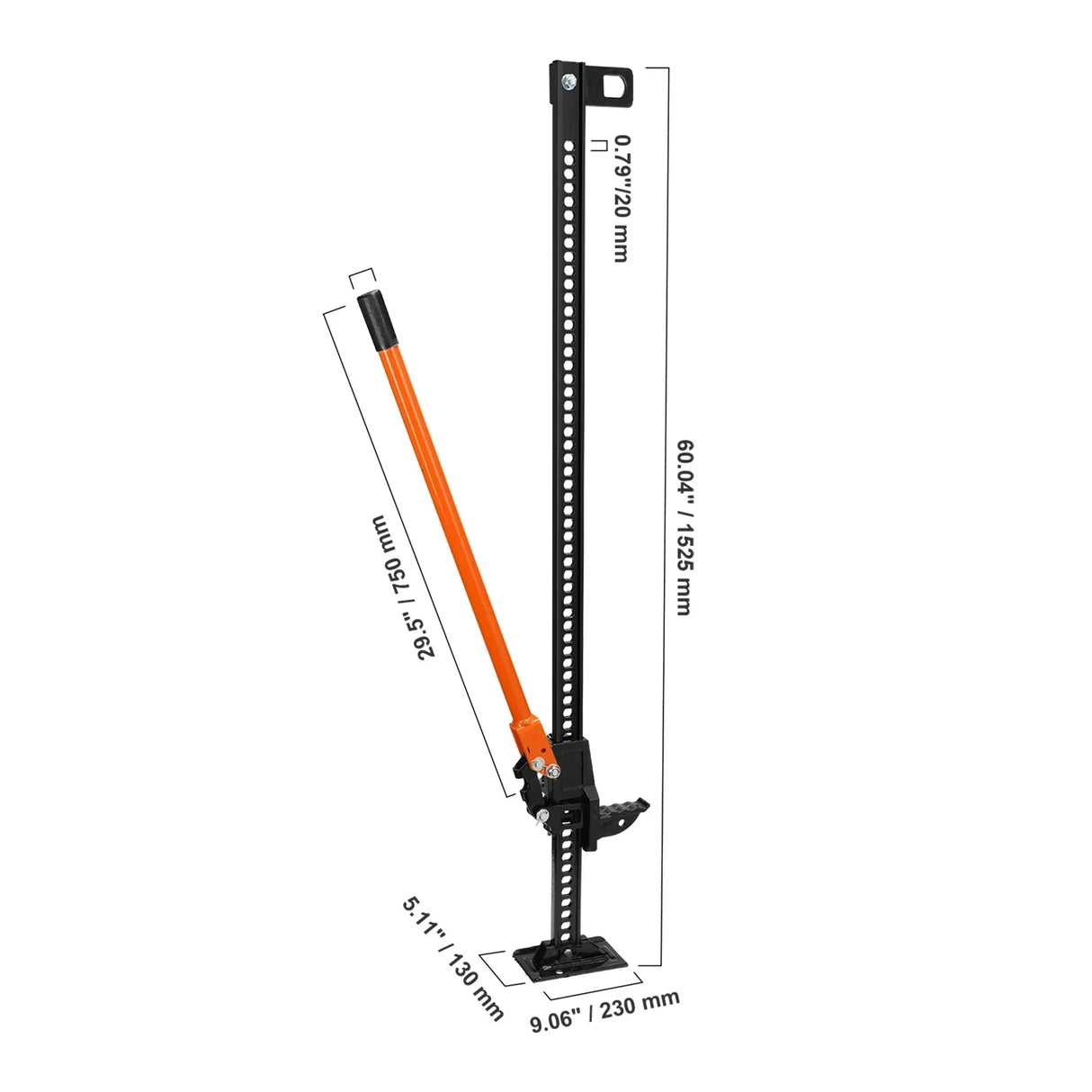 VEVOR High Lift Farm Jack 48"60" Utility Farm