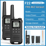 2PCS Baofeng F22 Walkie Talkie Portable Mini Communication