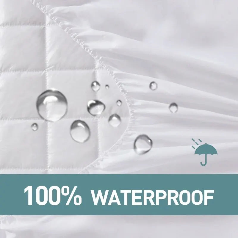 Waterproof Mattress Protector, Fitted Sheet Waterproof Mattress Cover,