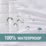 Waterproof Mattress Protector, Fitted Sheet Waterproof Mattress Cover,