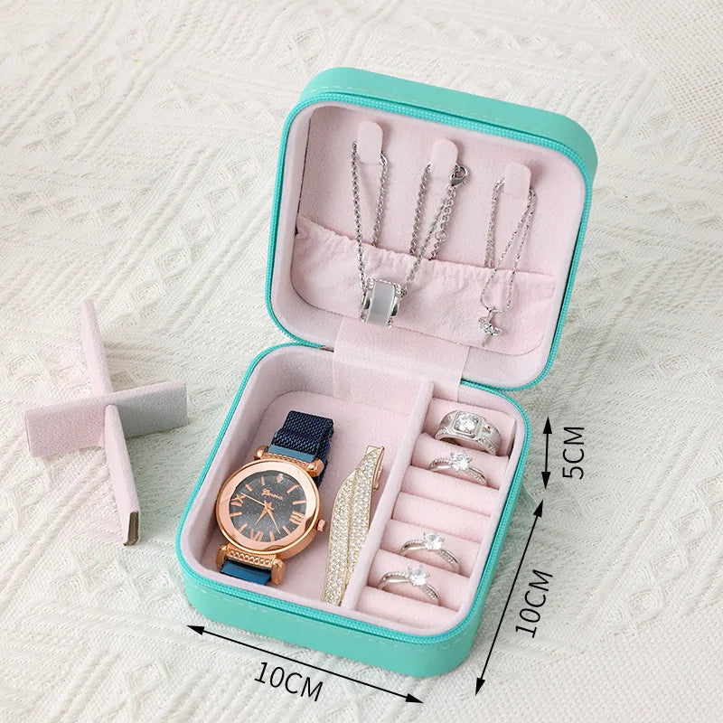 Portable Jewelry Box Jewelry Organizer Display Travel Jewelry