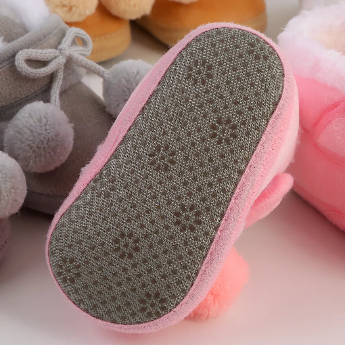 Newborn Booties Baby Socks Shoes Girl Winter Warm