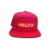 Unisex Baseball Cap USB Rechargeable Bluetooth APP Programmable