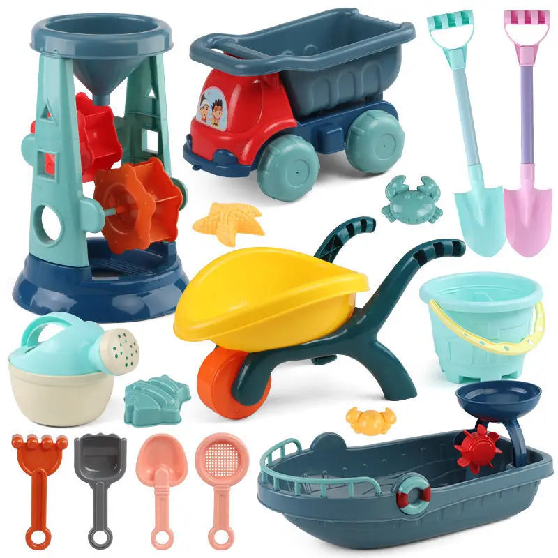 Beach Toys Sandbox Silicone Bucket Sand Toys Sandpit