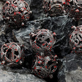 Mini Planet DND Metal Dice Set Three-dimensional Flying