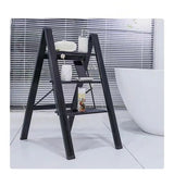 3 Step Folding Step Stool Anti-slip Wide Pedal