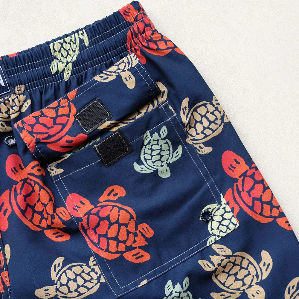 Turtle Shorts For Men Swimming Trunks Summer Four