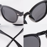Retro Square Polarized Sunglasses Men Fashion Rivets Driving