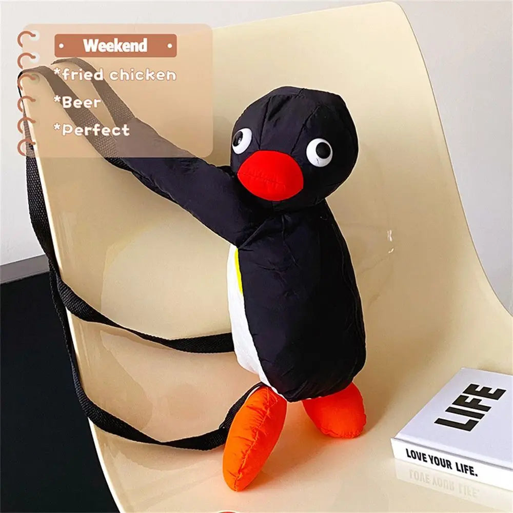 38cm Penguin Plush Backpack Cartoon Cute Penguin Plush