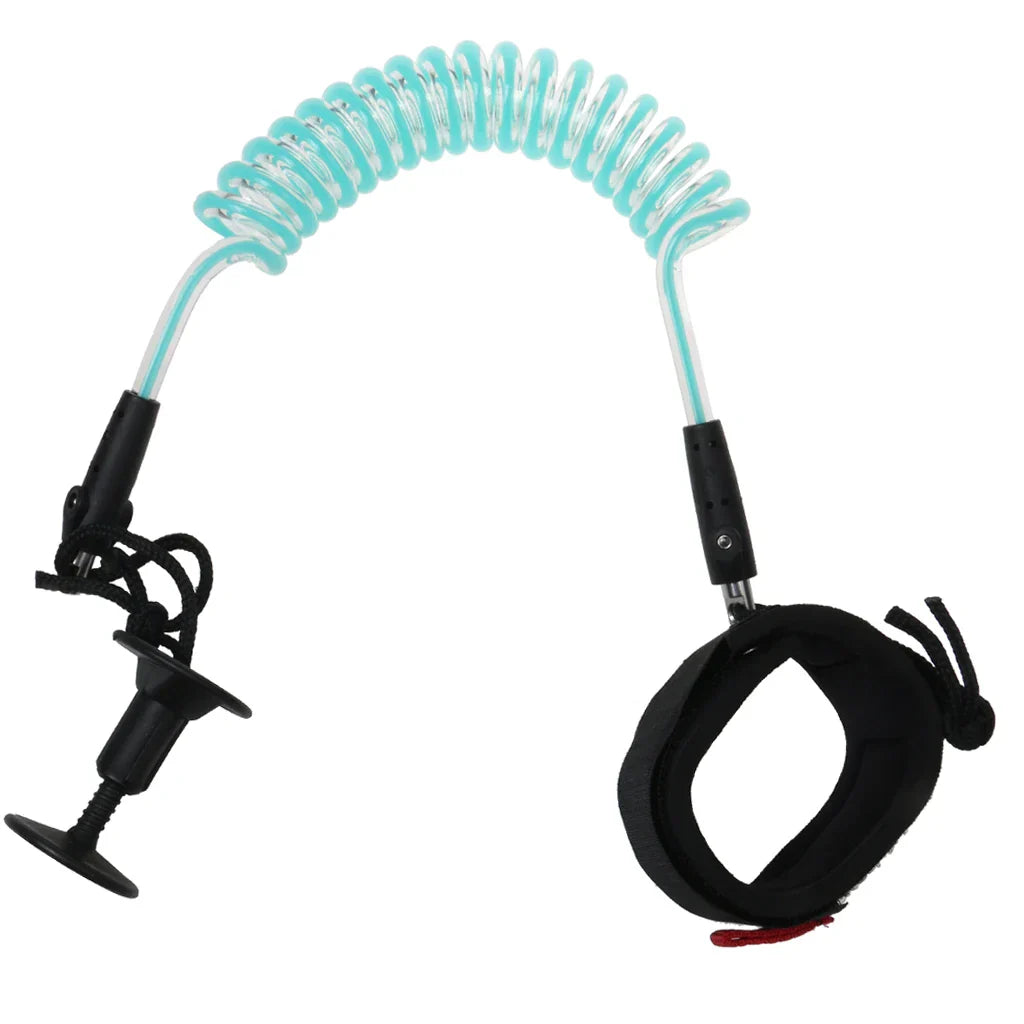 1Pcs TPU Bodyboard Coiled Wrist Leash Surf Board