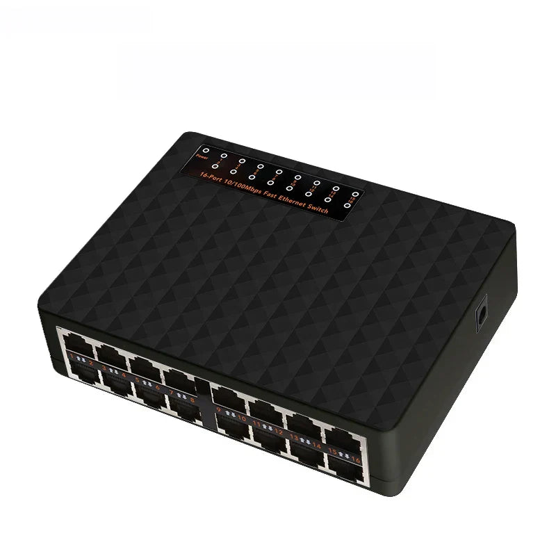 16 Port Network Switch Fast Ethernet Smart Switcher