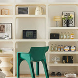 White Modern Bookshelf Bedroom Minimalist Items Unique Office