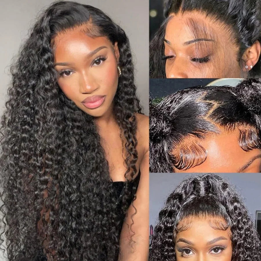 13x4 Hd Kinky Curly Lace Frontal Human Hair