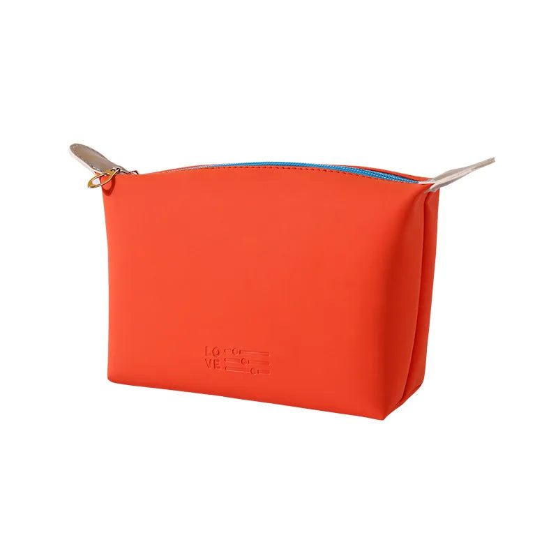 Professional Custom Embroidery PU Makeup Bag Portable Waterproof