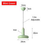 Scandinavian Macaron Small Pendant Lamp Modern Cream Style
