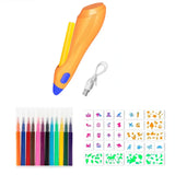 Electric Watercolor Spray Pen Children Hand-painted Color Paintbrush