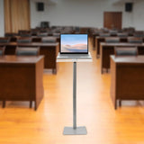 Adjustable Floor Standing Podium with Slanted Top